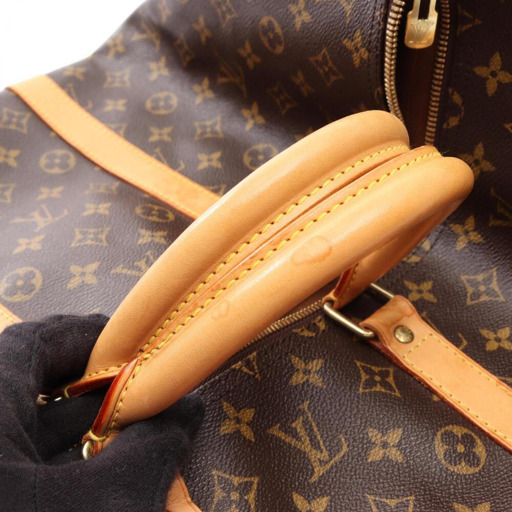 LOUIS VUITTON Brown Monogram Leather Boston Bag - Picture 14 of 15